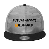 Future Crypto Billionaire Bitcoin Camo Snapback | Artistshot