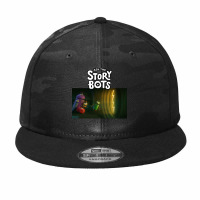 Ask The Storybots Camo Snapback | Artistshot