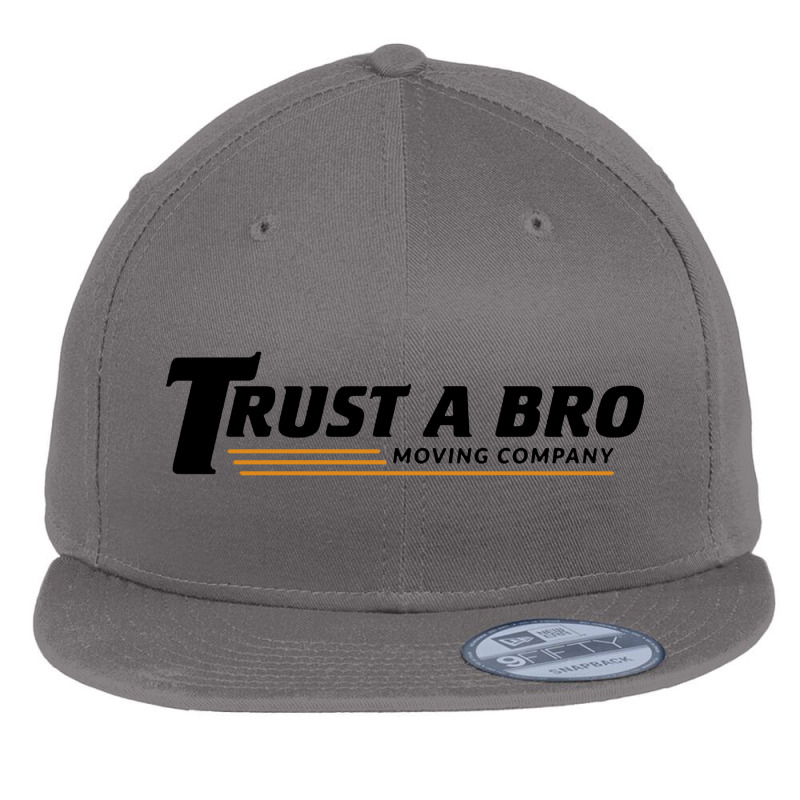 Trust A Bro Flat Bill Snapback Cap | Artistshot