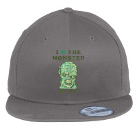 I Love The Green Monster Flat Bill Snapback Cap | Artistshot