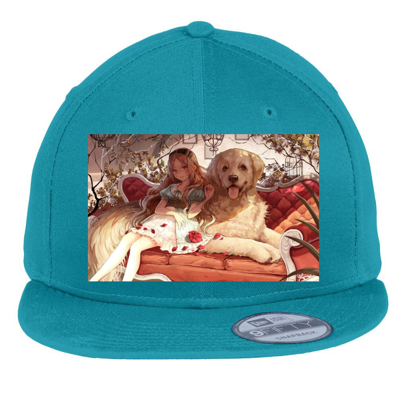 Funny Flat Bill Snapback Cap | Artistshot