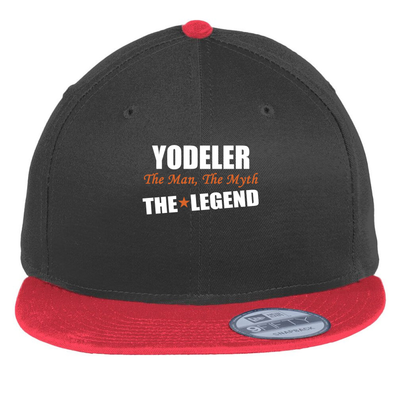 Yodeler The Man, The Myth The Legend Flat Bill Snapback Cap | Artistshot