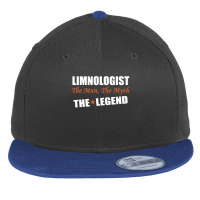 Limnologist The Man, The Myth The Legend Flat Bill Snapback Cap | Artistshot