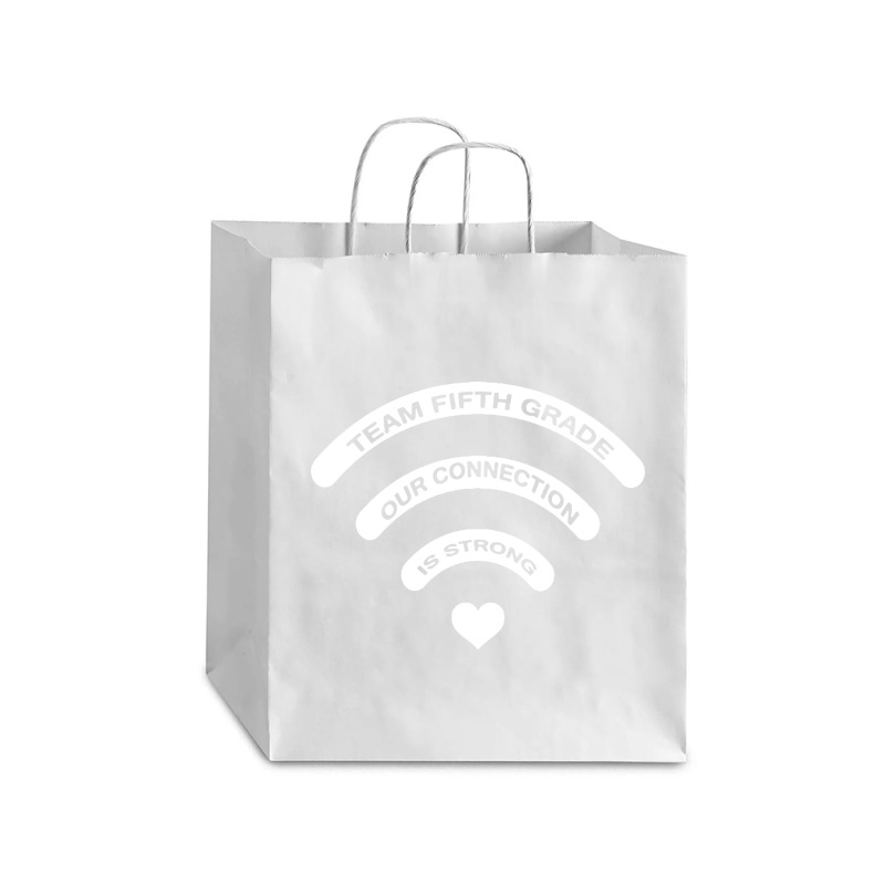 Team 5th Grade Our Connection Is Strong Debie Paper Bag - 10 X 5 X 13 | Artistshot