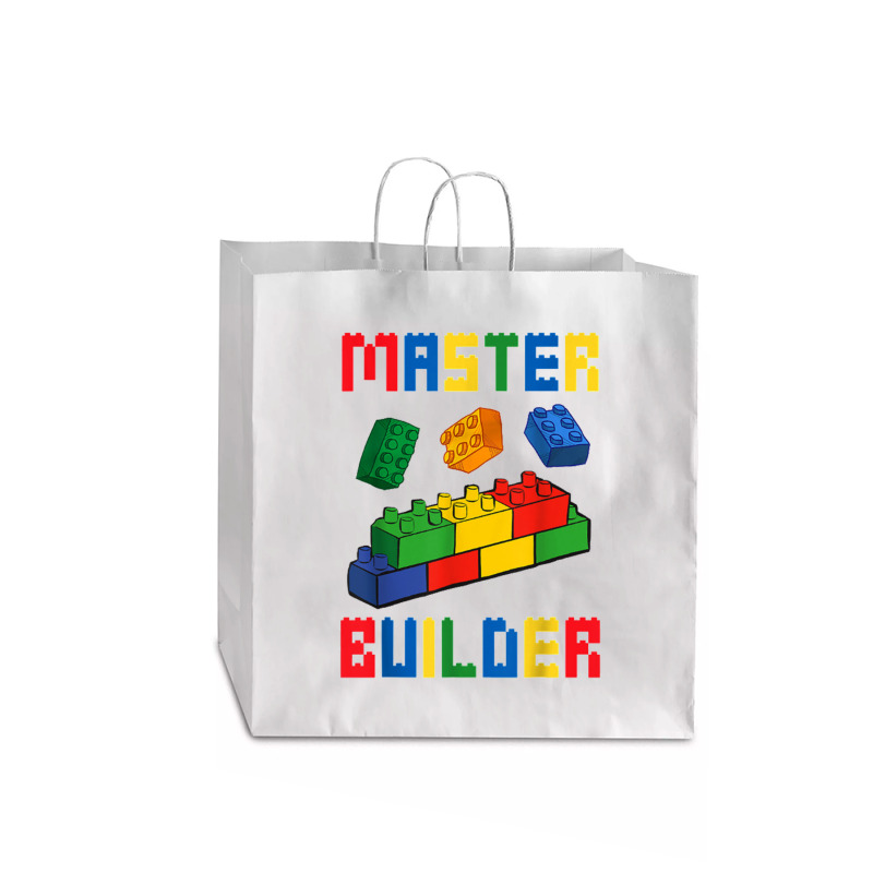 Brick Builder Funny Blocks Building Master Builder Toys Kids Jumbo Paper Bag - 18 X 7 X 18 3/4 | Artistshot