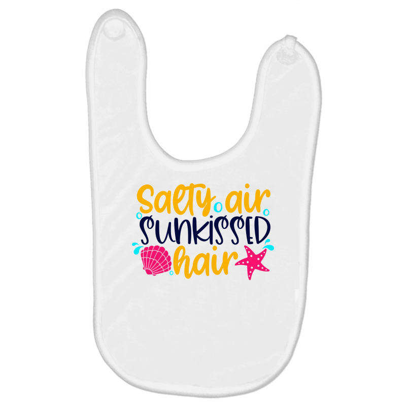 Salty Air Sunkissed Hair Baby Bibs by Purpleblobart | Artistshot