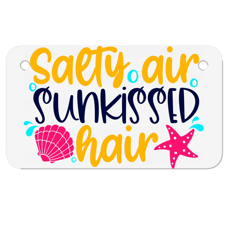 Salty Air Sunkissed Hair Motorcycle License Plate | Artistshot