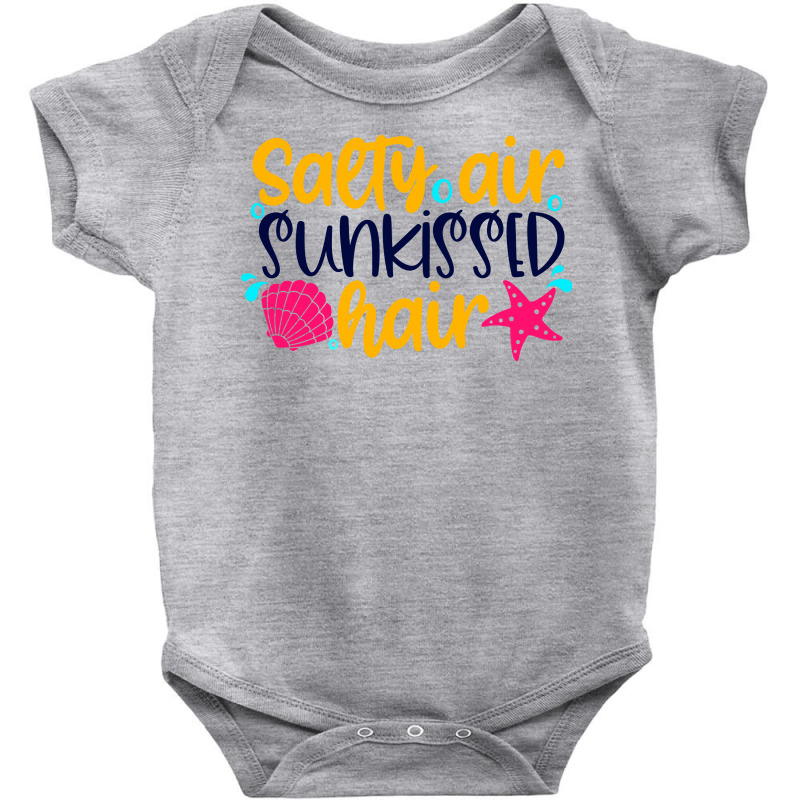 Salty Air Sunkissed Hair Baby Bodysuit by Purpleblobart | Artistshot