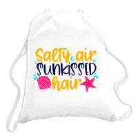 Salty Air Sunkissed Hair Drawstring Bags | Artistshot