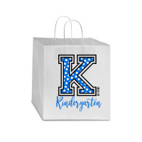 K Is For Kindergarten Star Paper Bag - 13 X 7 X 13 | Artistshot