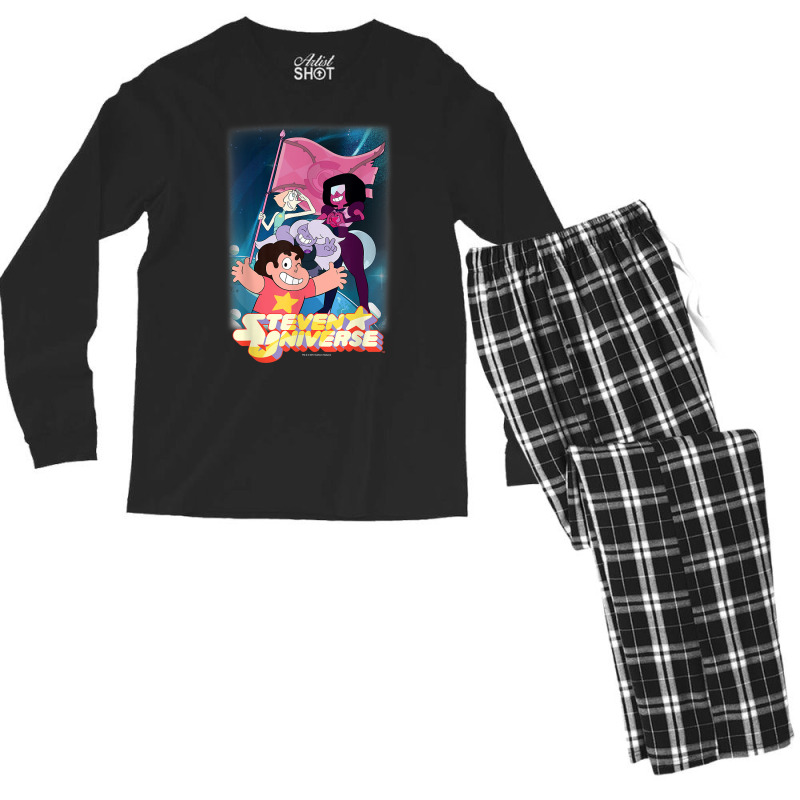 Cn Steven Universe Crystal Gems Poster T Shirt Men's Long Sleeve Pajama Set by tamkyfashions | Artistshot