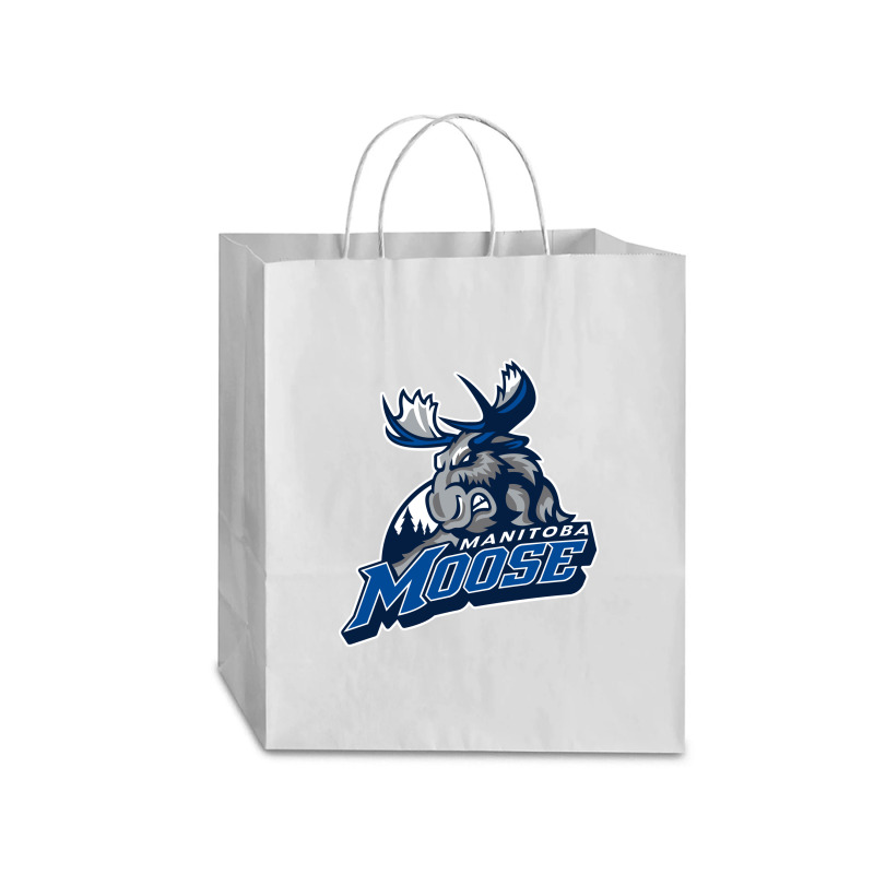 Manitoba Moose Merch Traveler Paper Bag -13 X 6 X 15 3/4 | Artistshot