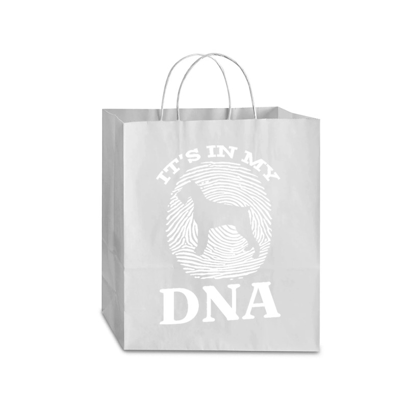 Giant T  Shirt Giant Schnauzer It`s In My D N A Fingerprint Giant Schn Traveler Paper Bag -13 x 6 x 15 3/4 by elephantjellyfish | Artistshot