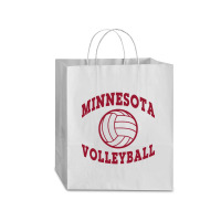 Minnesota Volleyball Classic Pullover Hoodie Traveler Paper Bag -13 X 6 X 15 3/4 | Artistshot