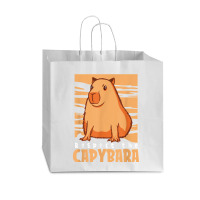 Capybara South American Rodent   Respect The Capybara T Shirt Vogue Paper Bag - 16 X 6 X 12 | Artistshot