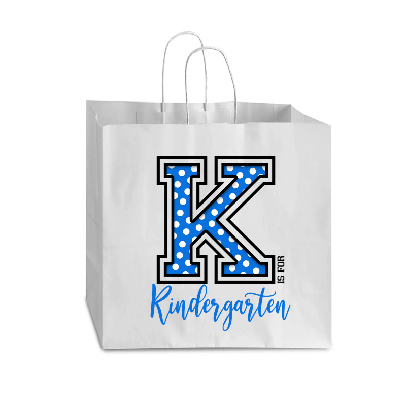 K Is For Kindergarten Vogue Paper Bag - 16 X 6 X 12 | Artistshot