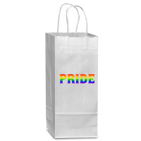 Gay Pride - Lgbt Awareness Month 2019 Wine Paper Bag - 5 1/2 X 3 1/4 X 13 | Artistshot