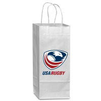 Rugby Usa Wine Paper Bag - 5 1/2 X 3 1/4 X 13 | Artistshot