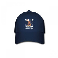 Dog Lover Gifts T  Shirt Coffee And Cocker Spaniel Dog Design For Dog Baseball Cap | Artistshot