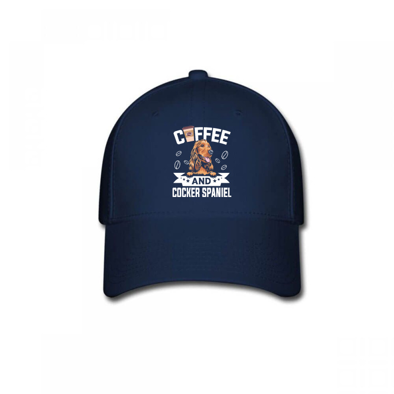 Dog Lover Gifts T  Shirt Coffee And Cocker Spaniel Dog Design For Dog Baseball Cap by gjohnston160 | Artistshot