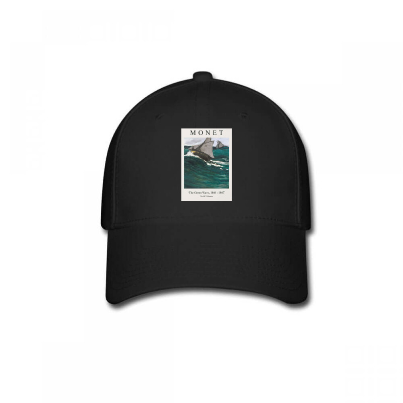 Claude Monet Wave 1866 - 1867 Baseball Cap | Artistshot