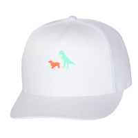 Cocker Spaniel T  Shirtfunny Cocker Spaniel Dinosaur Cute Cocker Spani Trucker Cap | Artistshot