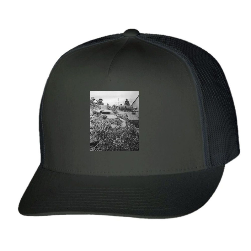 German Panzer Lehr Division Ww2 Caen Normandy   Panzer Tank Trucker Cap by kudaponijengkulit | Artistshot