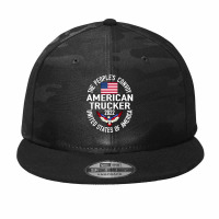 The Peoples Convoy 2022 America Truckers Freedom Convoy Usa Camo Snapback | Artistshot