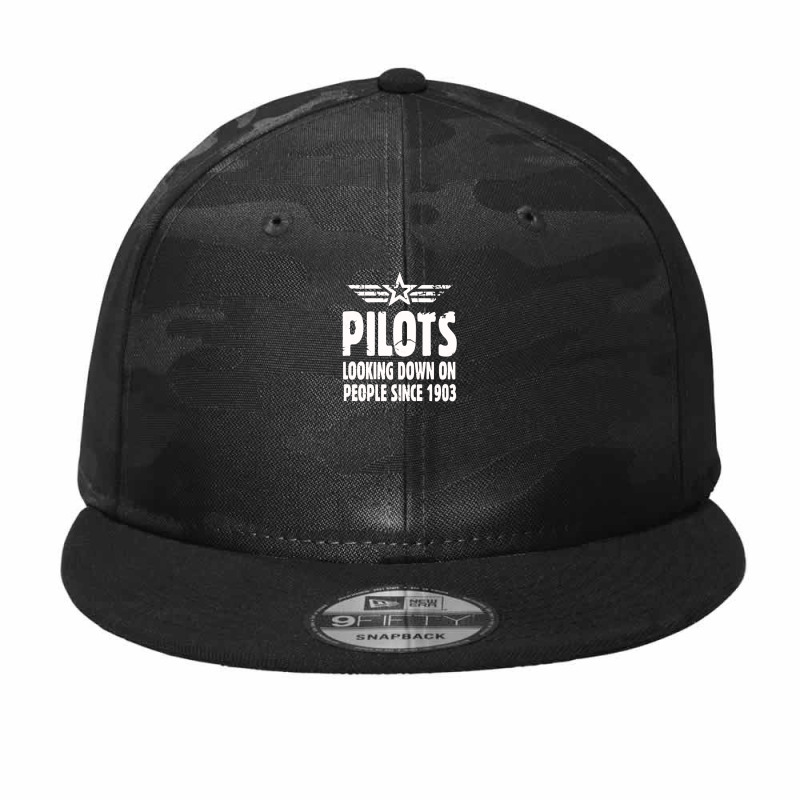 Pilots Looking Down On People Since 1903 Camo Snapback by riotees | Artistshot