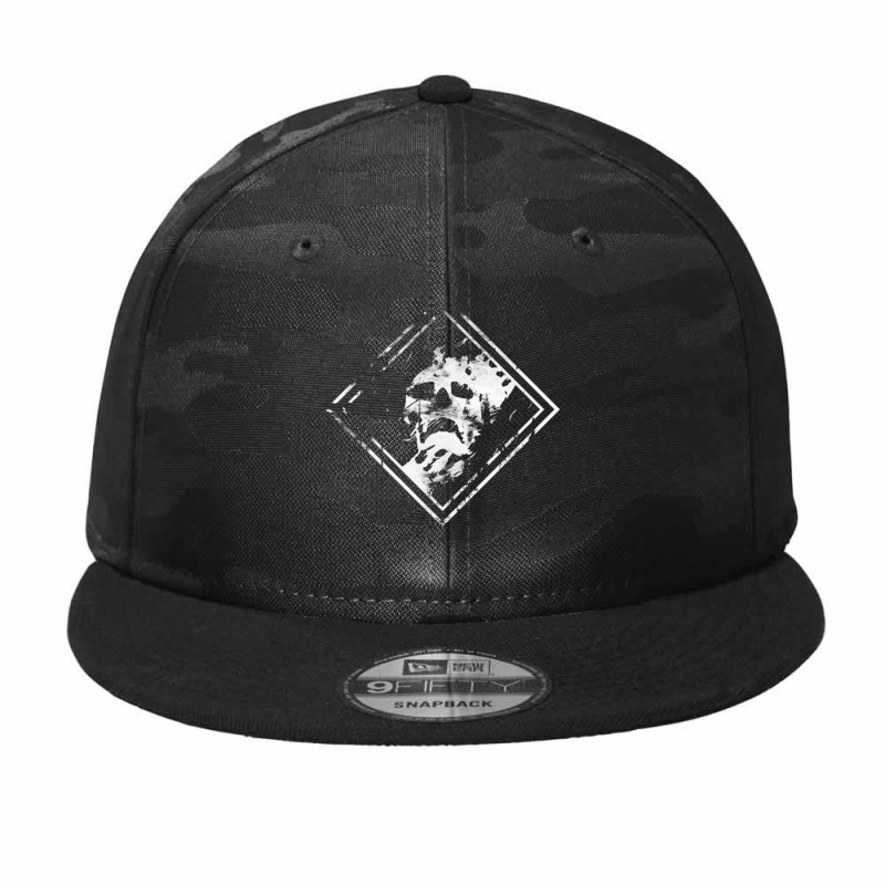 Skull Danger Grunge   Destiny Camo Snapback by saterseim | Artistshot