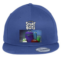 Ask The Storybots Flat Bill Snapback Cap | Artistshot