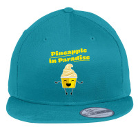 Pineapple In Paradise Flat Bill Snapback Cap | Artistshot