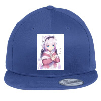 Dragon Maid Flat Bill Snapback Cap | Artistshot