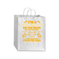 Cat T  Shirt Im A Cat Addict On The Road To Recovery T  Shirt Debie Paper Bag - 10 X 5 X 13 | Artistshot