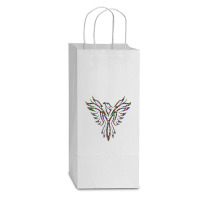 Eagle Art Double Wine Paper Bag - 6 1/2 X 3 1/2 X 12 3/8 | Artistshot