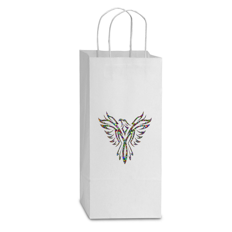 Eagle Art Double Wine Paper Bag - 6 1/2 X 3 1/2 X 12 3/8 | Artistshot