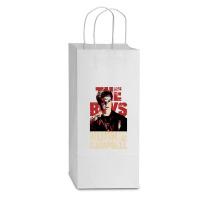 Hughie Campbell Double Wine Paper Bag - 6 1/2 X 3 1/2 X 12 3/8 | Artistshot