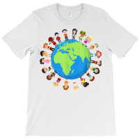 Earth Day Children Around The World Environmentalist T Shirt T-shirt | Artistshot