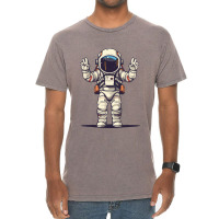 Astronaut In Space Vintage T-shirt | Artistshot