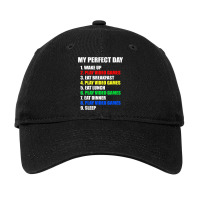 Gift Idea The Perfect Gaming Day Suprise For Gamers T Shirt Adjustable Cap | Artistshot