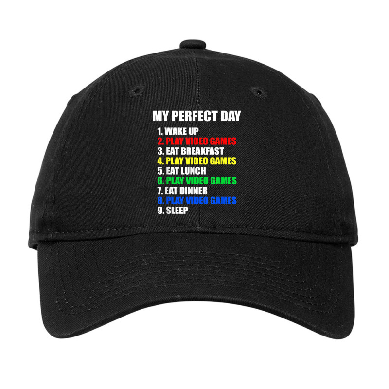 Gift Idea The Perfect Gaming Day Suprise For Gamers T Shirt Adjustable Cap by tamkyfashions | Artistshot