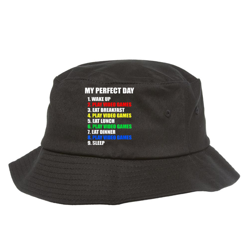 Gift Idea The Perfect Gaming Day Suprise For Gamers T Shirt Bucket Hat by tamkyfashions | Artistshot