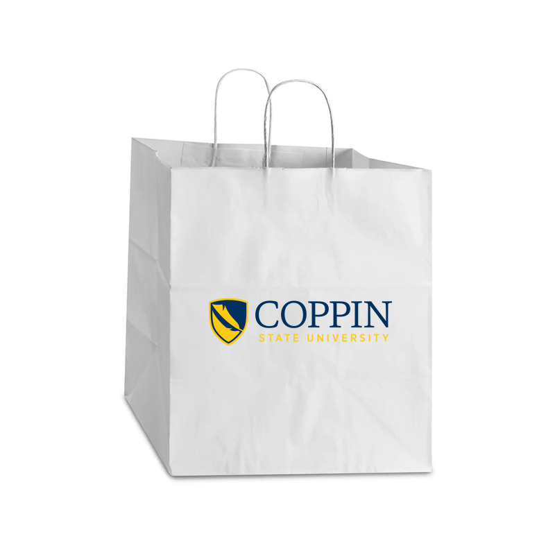 Coppin St University Take Out Paper Bag - 14 X 10 X 15 1/2 | Artistshot