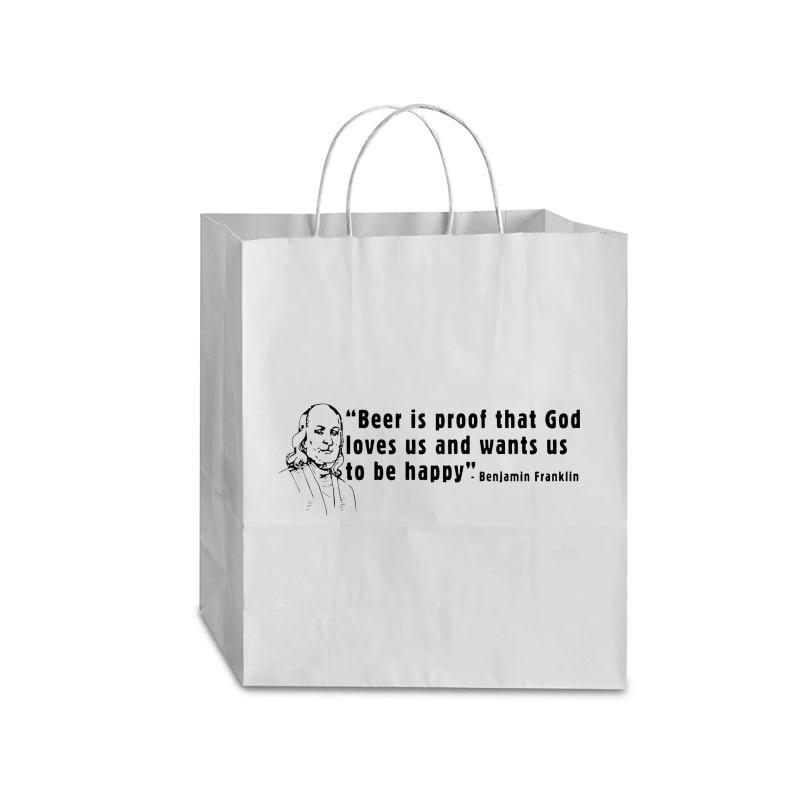 Ben Franklin Traveler Paper Bag -13 X 6 X 15 3/4 | Artistshot