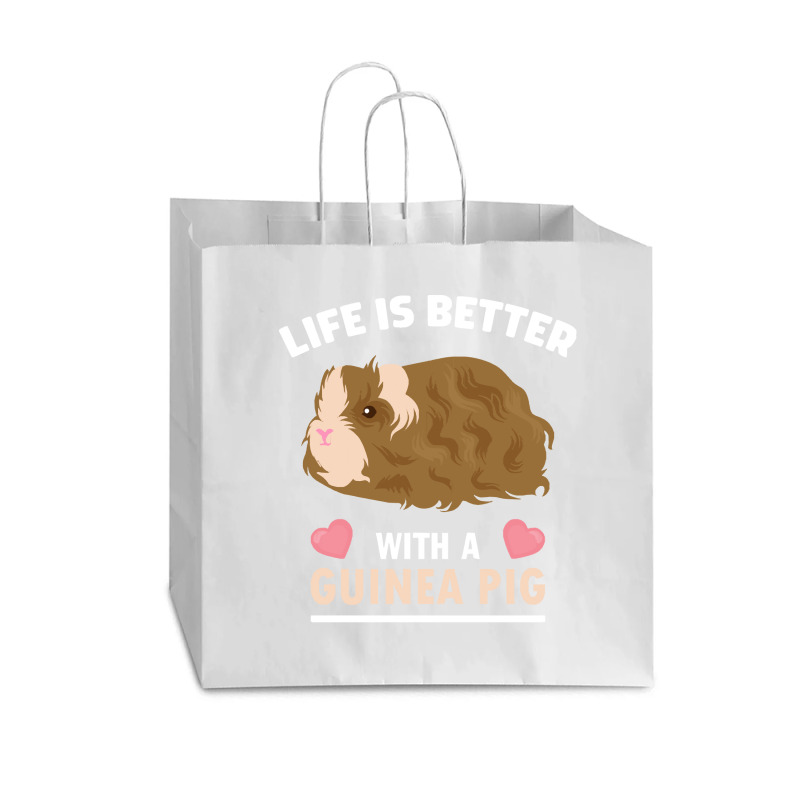 Life T Shirt Life Is Better With A Guinean Pig T Shirt Vogue Paper Bag - 16 X 6 X 12 | Artistshot