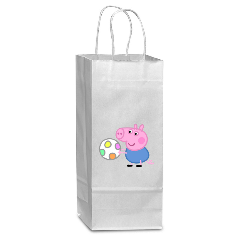 Peppa Pig Wine Paper Bag - 5 1/2 X 3 1/4 X 13 | Artistshot