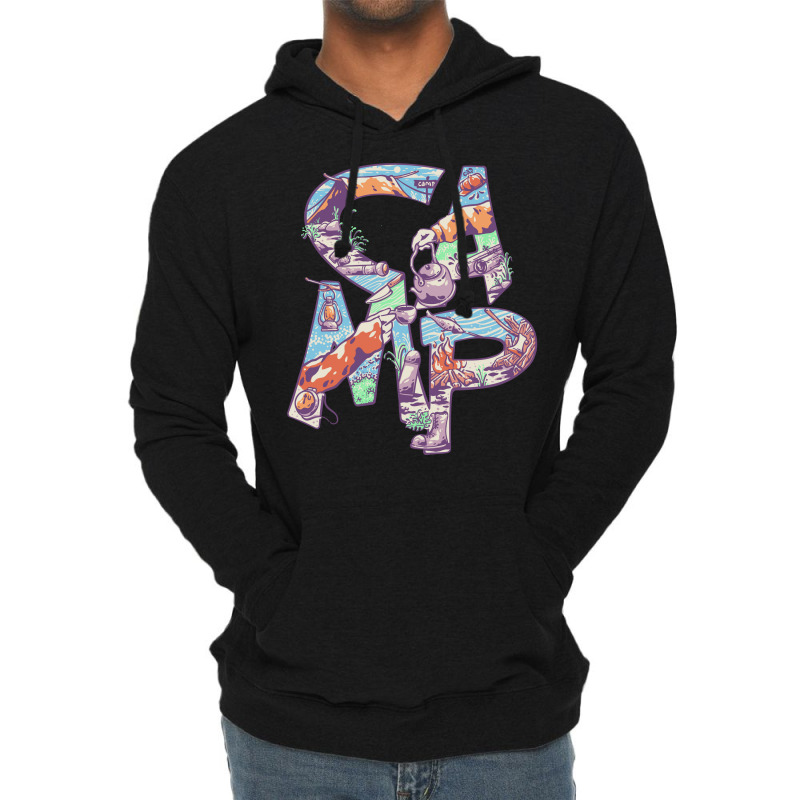 Camp Part Time Lightweight Hoodie by metalcozmic | Artistshot