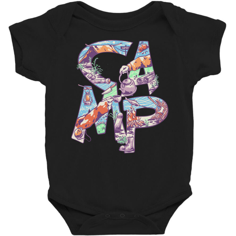 Camp Part Time Baby Bodysuit by metalcozmic | Artistshot