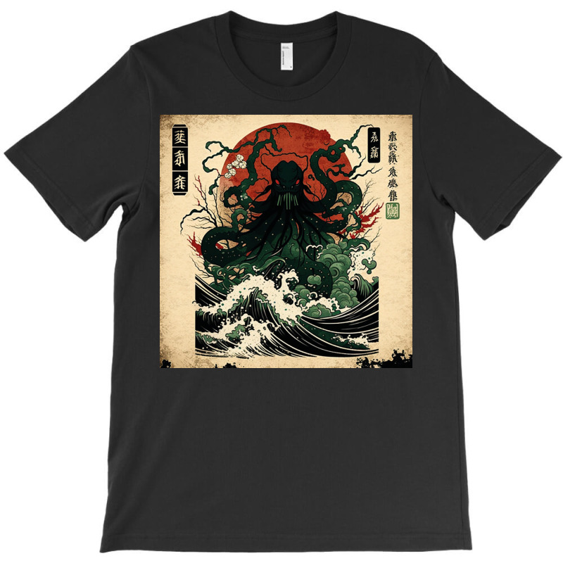 Cthulhu Wave T-shirt | Artistshot