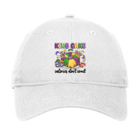 King Cake Calories Don't Count Adjustable Cap | Artistshot